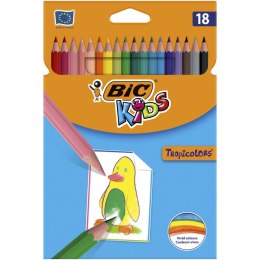 Kredki ołówkowe Bic Kids Tropicolors 2 18 kol 18 kol. (832567) Bic Kids