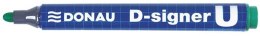 Marker permanentny Donau D-Signer, zielony 2,0-4,0mm okrągła końcówka (7371001-06PL) Donau