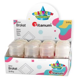 Brokat Titanum Craft-Fun Series 4 kolory x 3 szt. w buteleczkach 15g Titanum