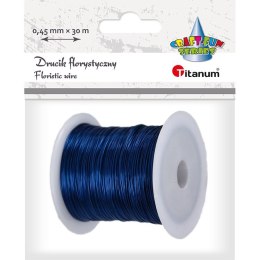 Drucik florystyczny Titanum Craft-Fun Series 0,45mm x 30m niebieski (PJ499) Titanum