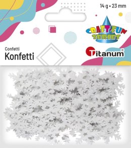 Konfetti Craft-Fun Series płatki śniegu 23mm Titanum (260086) Titanum