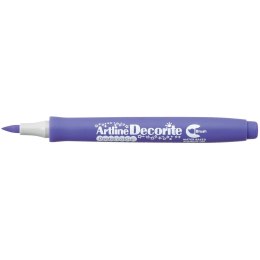 Marker specjalistyczny Artline pastelowy decorite, fioletowy pędzelek końcówka (AR-035 6 4) Artline