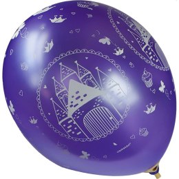 Balon gumowy Amscan 6 szt księżniczka mix (9901072) Amscan