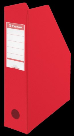 Pojemnik na dokumenty pionowy A4 czerwony karton pokryty folią [mm:] 72x318x 242 Esselte (56003) Esselte