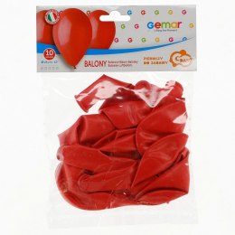 Balon gumowy Godan BALON PASTEL pastelowy czerwona 10cal (G90/45/10) Godan