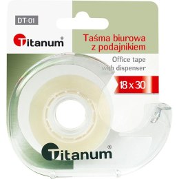 Podajnik do taśmy przezroczysty Titanum (DT-01) Titanum