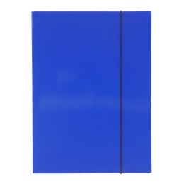 Teczka kartonowa na gumkę 1 A4 niebieski 450g VauPe (302/03) VauPe