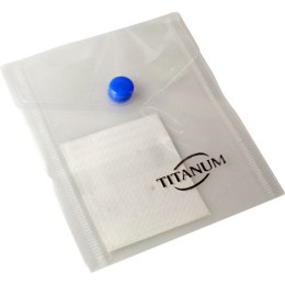 Teczka kopertowa PP Titanum A7 pionowa biała transparentna (TKV7CL) Titanum
