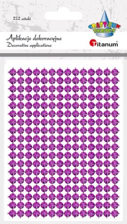 Ćwieki Craft-Fun Series plastikowe różowe Titanum (130x95 mm) Titanum