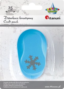 Dziurkacz ozdobny Craft-Fun Series 25mm płatek śniegu Titanum (T-8810-13e) Titanum