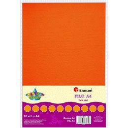Filc Titanum Craft-Fun Series A4 kolor: pomarańczowy 10 ark. [mm:] 210x297 (016) Titanum