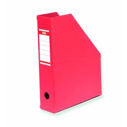 Pojemnik na dokumenty pionowy A4 czerwony PVC PCW Elba (100400623) Elba
