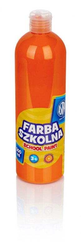 Farby plakatowe Astra kolor: pomarańczowy 500ml 1 kolor. (301112007) Astra