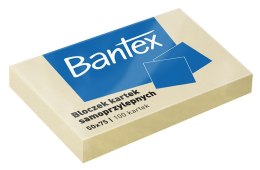 Notes samoprzylepny Bantex żółty 100k [mm:] 50x75 (400086385) Bantex