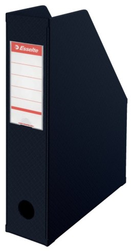 Pojemnik na dokumenty pionowy A4 czarny karton pokryty folią [mm:] 72x318x 242 Esselte (56007) Esselte