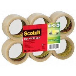 Taśma pakowa Scotch 50mm przezroczysta 66m (371) Scotch