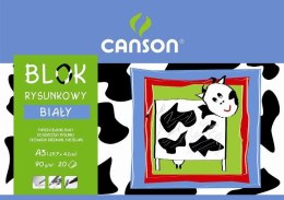 Blok rysunkowy Canson A3 biały 90g 20k [mm:] 297x420 (100302695) Canson