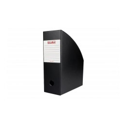 Pojemnik na dokumenty pionowy A4 czarny PVC PCW Biurfol (SE-36-01) Biurfol