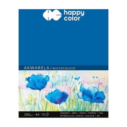 Blok artystyczny Happy Color akwarelowy młody artysta A4 250g 10k (HA 3725 2030-A10) Happy Color