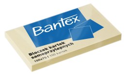 Notes samoprzylepny Bantex 100x75 żółty 100k [mm:] 100x75 (400086387) Bantex