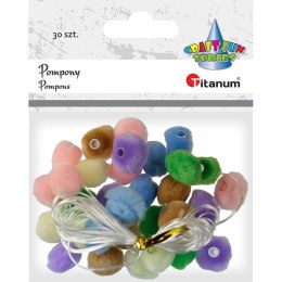 Pompony Titanum Craft-Fun Series korale mix 30 szt (DIY-19301) Titanum