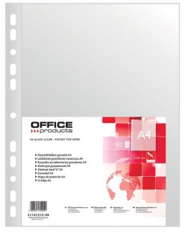 Koszulki na dokumenty Office Products groszkowe A4 kolor: przezroczysty typu U 40 mic. (21141215-90) Office Products
