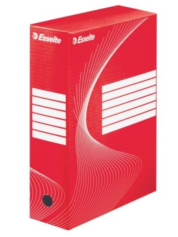 Pudło archiwizacyjne Boxy 100 A4 czerwony karton [mm:] 245x100x 345 Esselte (128422) Esselte