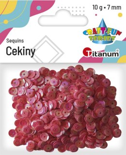 Cekiny Titanum Craft-Fun Series Okrągłe perłowe jasnoróżowe Titanum
