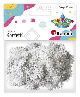 Konfetti Craft-Fun Series płatki śniegu 10mm Titanum (CR028) Titanum
