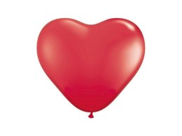 Balon kształty Partydeco Serca czerwony 100 szt (092S) Partydeco