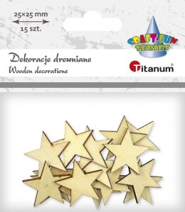 Ozdoba drewniana Titanum Craft-Fun Series Gwiazdki (WDY130) Titanum