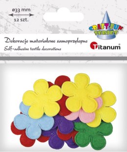 Ozdoba materiałowa Titanum Craft-Fun Series Kwiaty (MTCR-BY376) Titanum