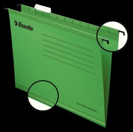 Teczka zawieszkowa standardowe A4 zielony karton 210g Esselte (90318) Esselte