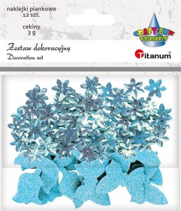 Zestaw dekoracyjny Titanum Craft-Fun Series cekiny+naklejki (5030B) Titanum