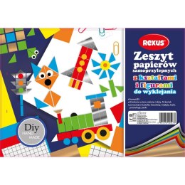 Zeszyt papierów kolorowych Rexus samoprzylepnych B5 80g 16k [mm:] 245x170 (6105473) Rexus