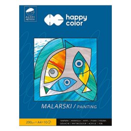Blok artystyczny Happy Color młody artysta A4 200g 10k [mm:] 297x210 (HA 3720 2030-M10) Happy Color