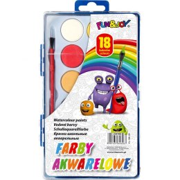Farby akwarelowe Fun&Joy 18 kolorów Fun&Joy