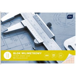 Blok milimetrowy Interdruk A4 80g 20k (BLMIA4) Interdruk