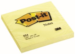 Notes samoprzylepny Post-It żółty 100k [mm:] 76x76 Post-It
