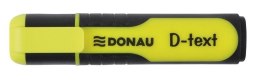 Zakreślacz Donau D-Text, żółty 1,0-5,0mm (7358001PL-11) Donau