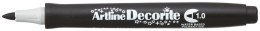Marker permanentny Artline decorite, czarny 1,0mm pędzelek końcówka (AR-033 3 2) Artline