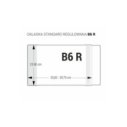 Okładka B6R B6 [mm:] 239x330-357 Biurfol (OZB-42) Biurfol