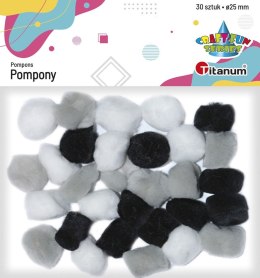 Pompony Titanum Craft-Fun Series mix 30 szt (283068) Titanum