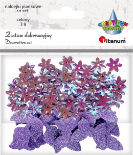 Zestaw dekoracyjny Titanum Craft-Fun Series cekiny+naklejki (5030C) Titanum
