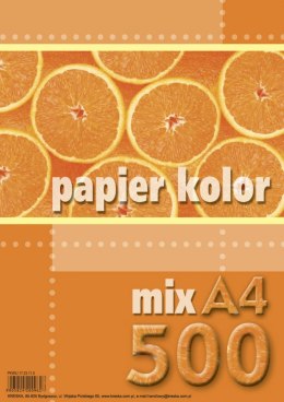 Papier kolorowy A4 mix 80g Kreska Kreska