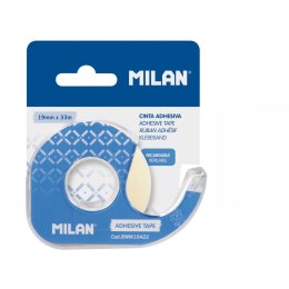 Taśma MILAN samoprzylepna krystaliczna 19 mm x 33 m z dyspenserem na blistrze (BWM10422) Milan