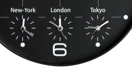 Zegar ścienny On Time czarny Unilux (400094567) Unilux