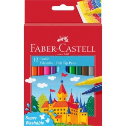 Flamaster Faber Castell zamek 12 kol. (554201) Faber Castell