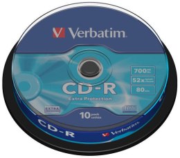 Płyta cd Verbatim CD-R cake 10 700MB x52 Verbatim