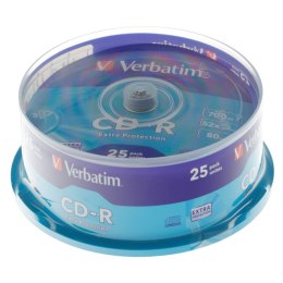 Płyta cd Verbatim CD-R cake 25 700MB x52 Verbatim